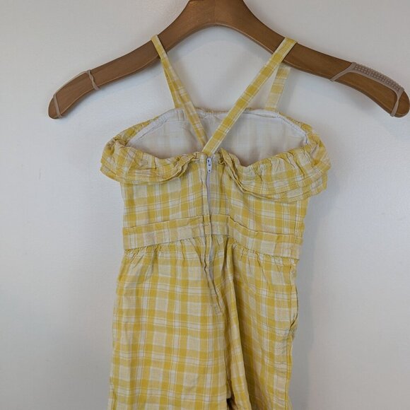 Hope & Henry Girl Ruffle Edge Romper, Toddler Sz 6 - Picture 4 of 7